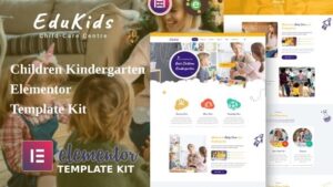 Edukids – Kindergarten & Child Care Elementor Template Kit