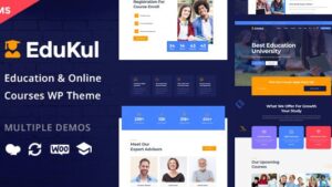 Edukul (v1.32) Online Courses WordPress Theme