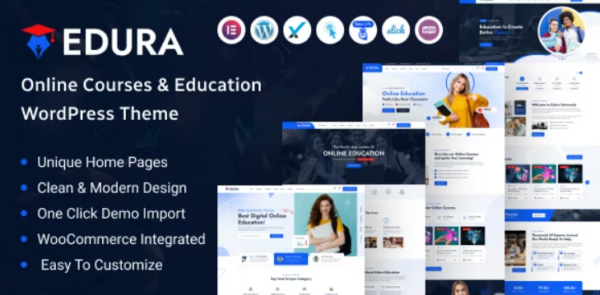 Edura v2.0.0 Online Courses & Education WordPress Theme