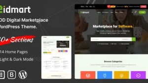 Eidmart (v2.8) Digital Marketplace WordPress Theme
