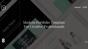 Eight v1.0 Responsive Portfolio WordPress Theme
