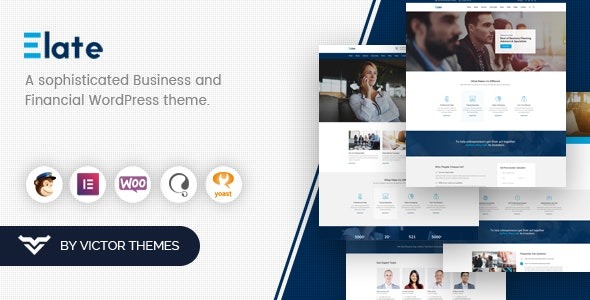 Elate v1.5.0 Financial Consulting WordPress Theme