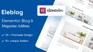 Eleblog v2.0.1 Elementor Magazine and Blog Addons
