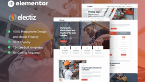 Electriz - Electrical Installation & Maintenance Service Elementor Template Kit
