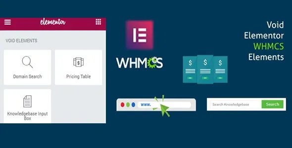 Elementor Whmcs Elements Pro For Elementor Page Builder v4.0 - WHMCS与Elementor页面构建器的专业集成工具