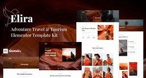 Elira - Adventure Travel & Tourism Elementor Template Kit