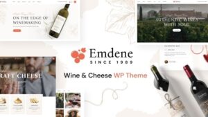Emdene (v1.0.16) Wine & Cheese WordPress Theme