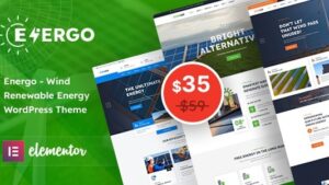 Energo (v1.5) Wind Renewable Energy WordPress Theme
