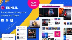 Ennlil v1.0.1 Modern Magazine WordPress Theme