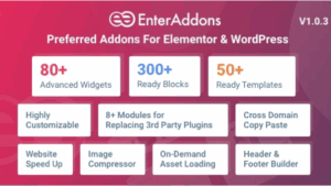 Fixed* Enter Addons Pro v1.0.4 Preferred Addons For Elementor And WordPress