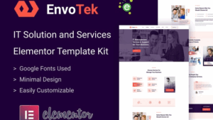 EnvoTek - IT Solution & Services Elementor Template Kit