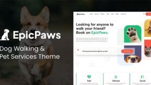 EpicPaws (v1.3) Dog Walking & Pet Services Theme
