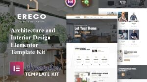 Ereco - Architecture & Interior Design Elementor Template Kit