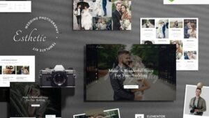 Esthetic – Wedding Photography Elementor Template Kit