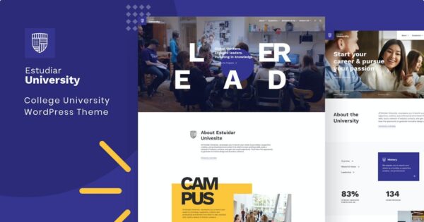 Estudiar v14.0 College University WordPress Theme [Activated]
