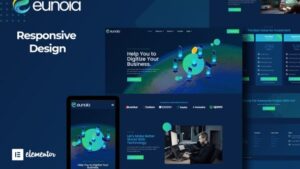 Eunoia - Tech Company Digital Service Elementor Template Kit