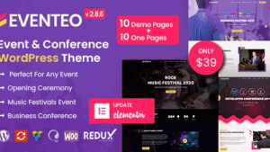 Eventeo v2.8.4 Event & Conference WordPress Theme [Activated]