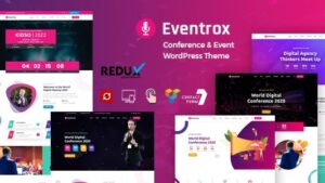 Eventrox (v1.0.1) Conference and Event WordPress Theme