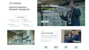Evenue - Event & Conference Elementor Template Kit