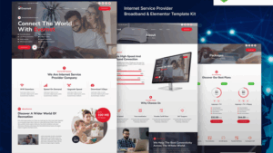 Evernet – Broadband & Internet Service Provider Elementor Template Kit [Activated]