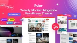 Evior (v2.0) Modern Magazine WordPress Theme