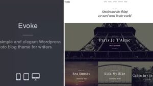 Evoke (v2.5.5) Photo Stories WordPress Blog Theme
