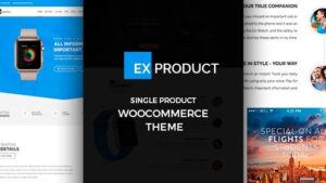 ExProduct v1.7.7 Single Product WordPress Theme