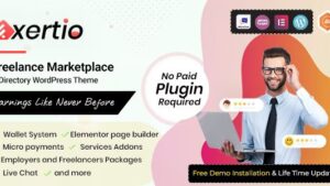 Exertio (v1.3.2) Freelance Marketplace WordPress Theme