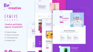Exolve - Creative Portfolio Elementor Template Kit