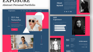 Exposure - Personal Portfolio Elementor Template Kit