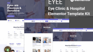 Eyee - Eye Clinic & Vision Care Elementor Template Kit
