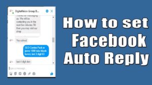Facebook Auto Reply v2.0.1 (SAAS Ready)