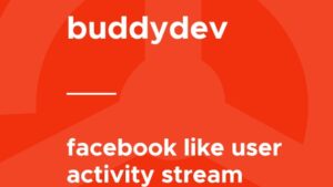 Facebook Like User Activity Stream for BuddyPress v1.3.5
