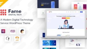 Fame v.1.4 - Digital Technology/Service WordPress Theme