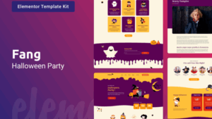 Fang — Halloween Party Elementor Template Kit
