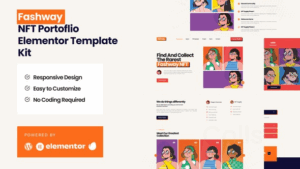 Fashway - NFT Portfolio Elementor Template Kit