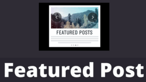 Featured and Trending Post Pro v1.8 [by WpOnlineSupport]