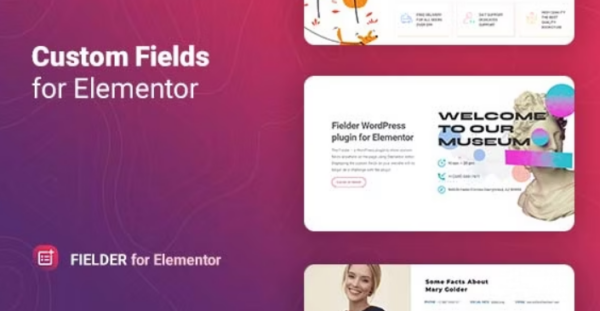 Fielder v1.1.2 WordPress Custom Fields for Elementor