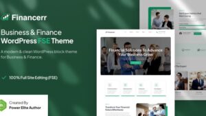 Financerr (v1.0.1) Business & Finance FSE WordPress Theme