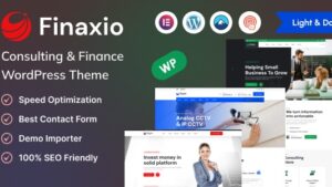 Finaxio (v2.0.1) Consulting & Finance WordPress Theme