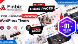 Finbiz (v2.2.1) Consulting Business WordPress Theme