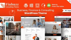 Finbuzz (v2.1.7) Corporate Business WordPress Theme [NFIX]