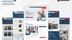 Finconsult - Financial Consulting Elementor Template Kit