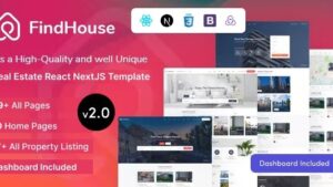 FindHouse (v4.3.0) - Real Estate React NextJS Template