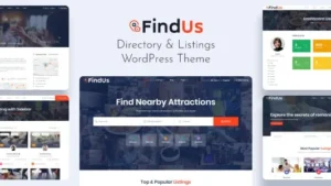 Findus (v1.1.66) Directory Listing WordPress Theme