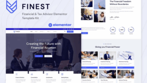 Finest - Financial & Tax Advisor Elementor Template Kit