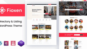 Fioxen (v1.2.3) Directory Listing WordPress Theme