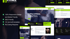 Fitnez - Fitness & Gym Elementor Template Kit