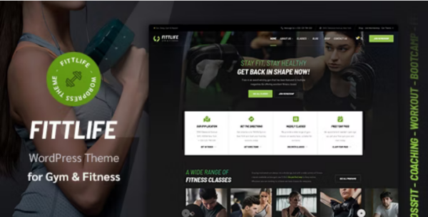 Fittlife (v1.1.8) Gym & Fitness WordPress Theme
