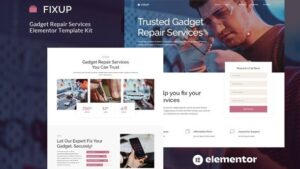 FixUp - Gadget Repair Services Elementor Template Kit